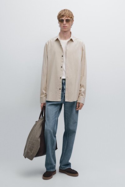 Massimo Dutti Fitilli kadife regular fit ince ceket