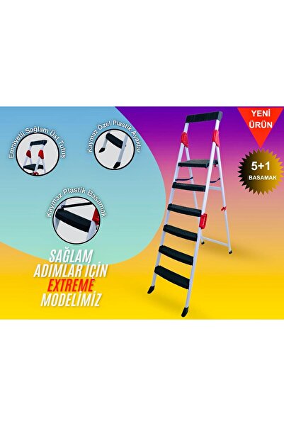 Prof GENİŞ BASAMAKLI EV VE İŞ MERDİVENİ