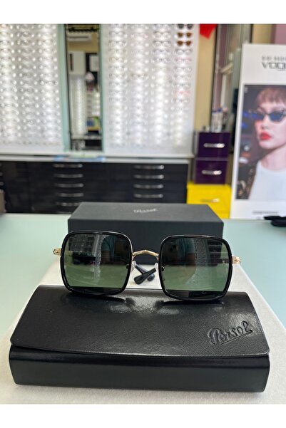 Persol النظارات الشمسية السوداء