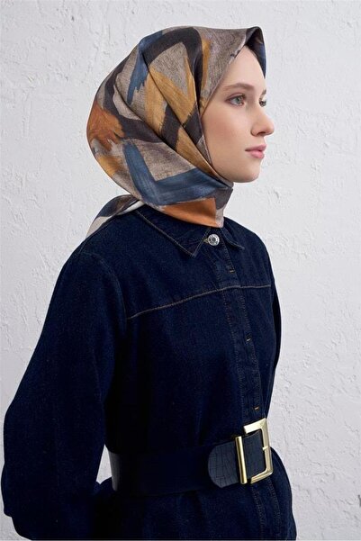 Armine Eșarfă din mătase pură Sura 9413 - 01 Model mixt crem