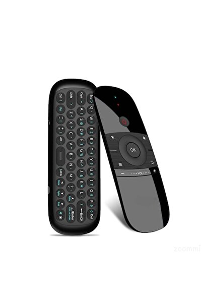 Zocmmi Telecomandă universală, funcție mouse, tastatură QWERTY, 2.4 GHz, wireless, USB, infraroșu/Bluetooth