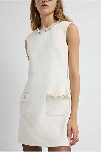 adL Taş Detaylı Elbise