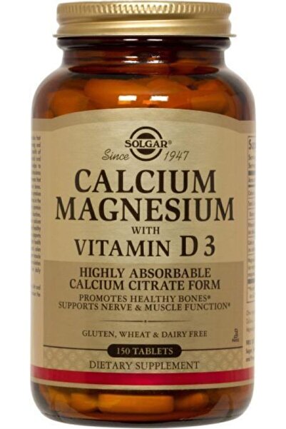 Solgar Calcium Magnesium Vitamin D3 150 Tablet