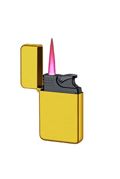 dalimag Brichetă modernă cu butan, capac rabatabil, flacără roșie, rezistentă...