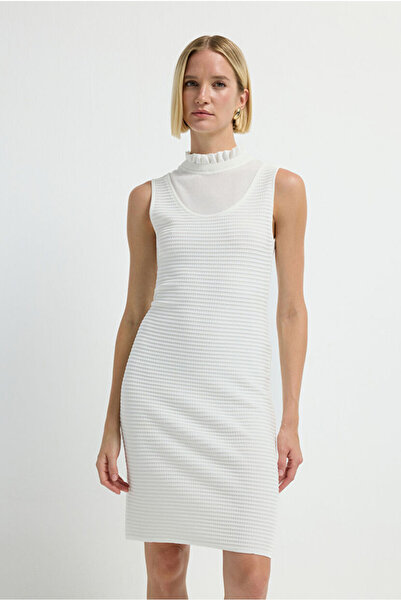 adL Garnili Kolsuz Triko Elbise