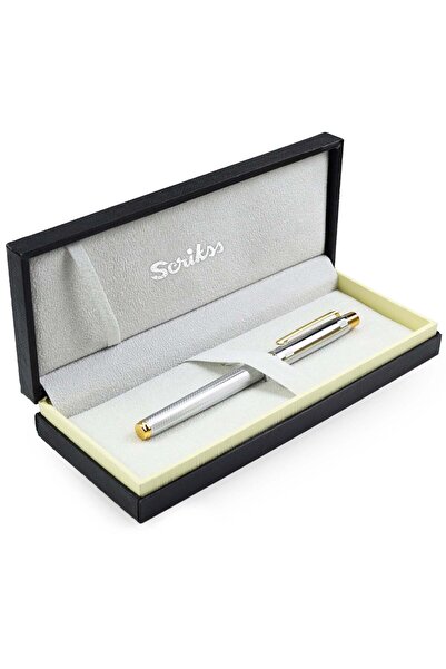 Theikonstore قلم حبر سكريكس فينوس 722W ذهبي كروم