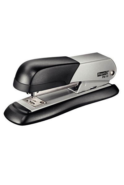 Rapid Capsator metalic FM12, 25 de coli, capsator închis/deschis, cutie argintie