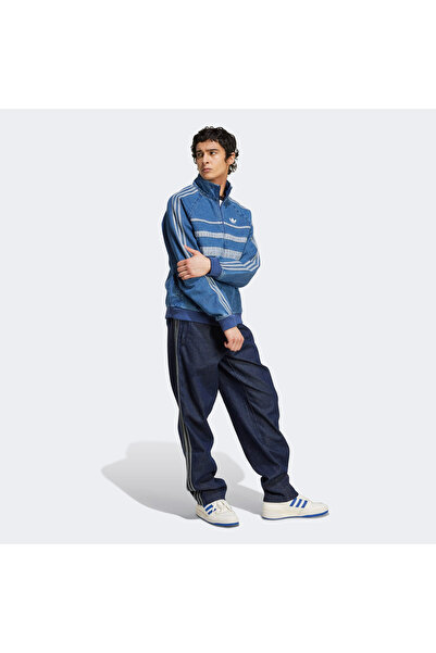 adidas First Denim Erkek Mavi Ceket