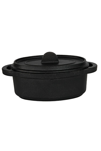 Raki Mini oval cast iron serving pot 12x9xh5cm