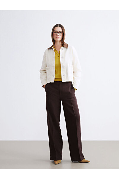LC Waikiki Create Your Style from Uzg Store |   Shirt Collar Oversize Women's Jacket