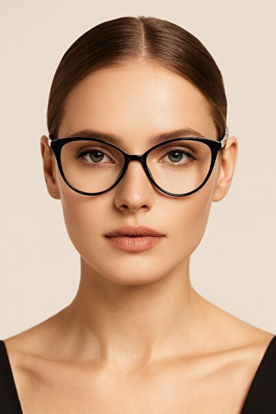 Eyesofia Sirius Black Framed Women's Blue Block Blue Light Filter Glasses