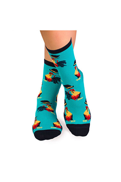 Pirin Hill Βαμβακερές κάλτσες ΧΡΩΜΑ ΒΑΜΒΑΚΙ Rooster ΜΕΝΤΑ