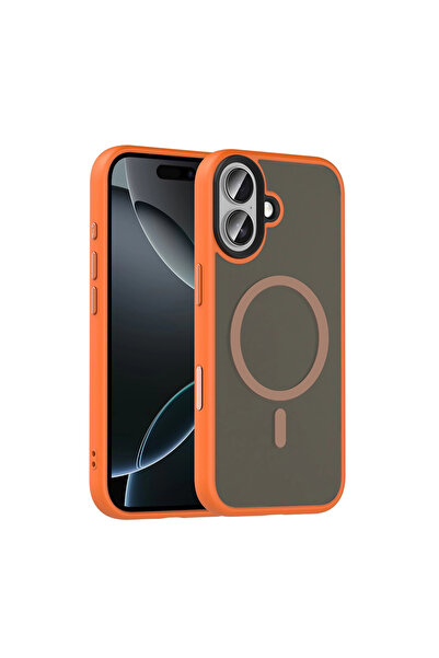 zore Apple iPhone 17 Uyumlu Kılıf Mat Arka Yüzey Wireless Şarj Özellikli Flet...