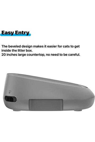 Neakasa Cat Pedal Step Stool with Filter Function, Easy Clean Cat Litter Ramp, Litter Trapper for M1