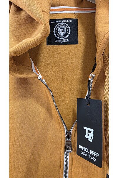 trendbysena Φούτερ με φερμουάρ και κουκούλα Unisex μεγάλου μεγέθους