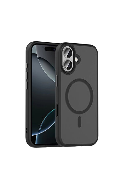 zore Apple iPhone 17 Uyumlu Kılıf Mat Arka Yüzey Wireless Şarj Özellikli Flet...