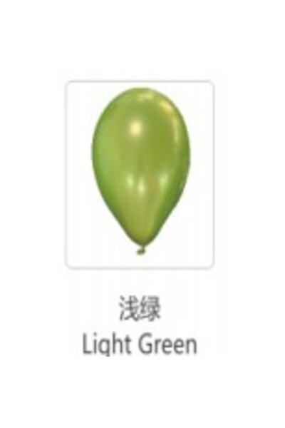 Flippy Set 12 Baloane Latex Cheome, 30 cm, Verde Lime