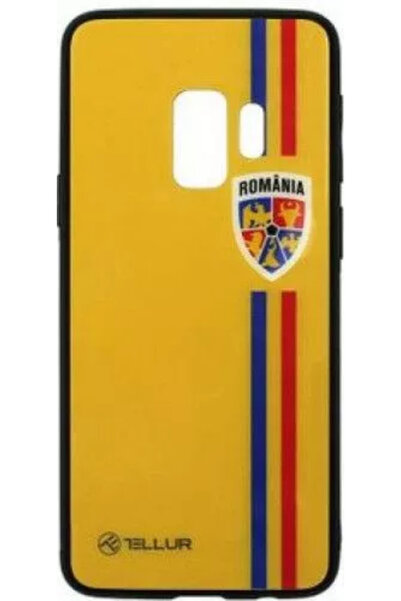 TELLUR Γυαλί Husa με εκτύπωση για Samsung Galaxy S9 Tricolor
