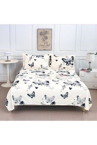 Casa de Vis Online Blanket for Double Bed, White, 200 x 220 cm