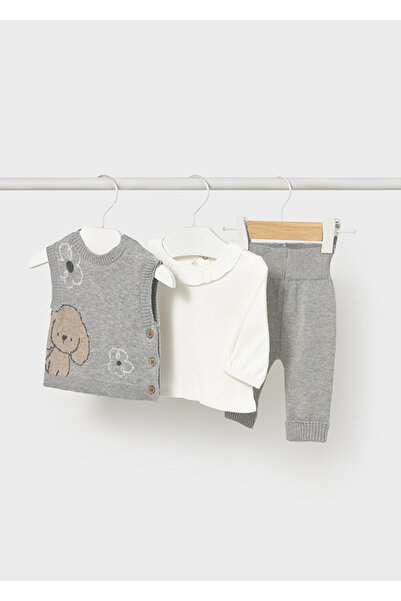 MAYORAL Kız Bebek 3'lü Triko Takım 2709