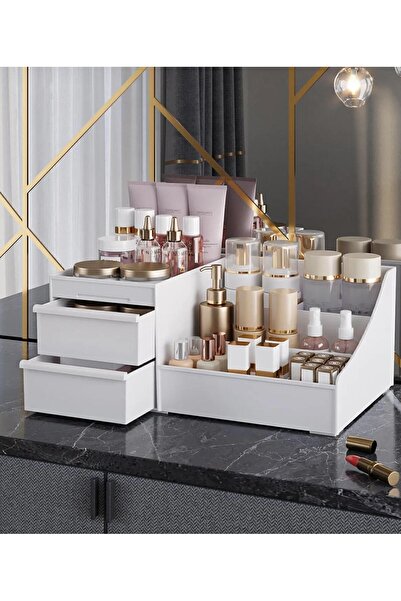 Se Yank Haus Multi-Purpose Organizer with Drawers Cosmetic Perfume Elegance Lipstick Serum Jewelry Organizer