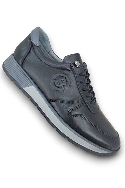 Elit Ανδρικά παπούτσια Alvino 746 Μαύρα Γνήσιο Δερμάτινο Ορθοπεδικά Άνετα Ελαστικά Εποχιακά Ανδρικά Παπούτσια