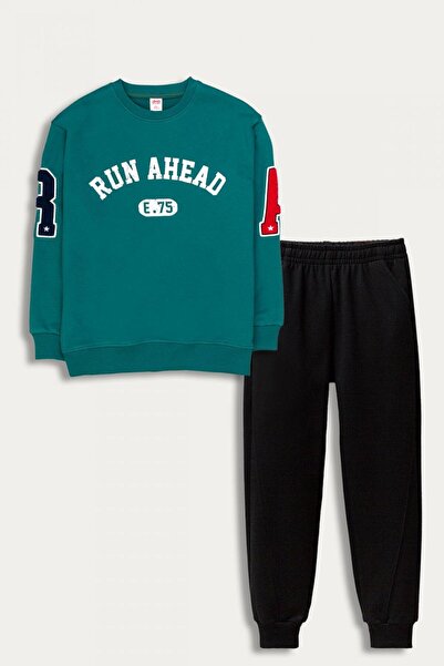 RAPAPA Boy's Sweatshirt Tracksuit Set Bottom Top 2 Pieces 4055