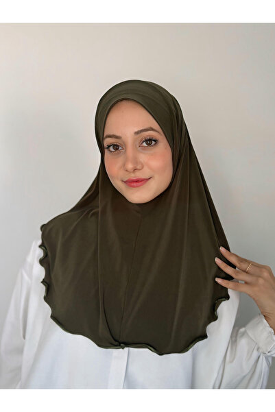 Alaturka Tesettür Pratik Hazır Süslü Pileli Şal