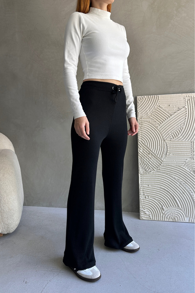 EYYE Kadın Kaşkorse Beli Lastikli Pantolon