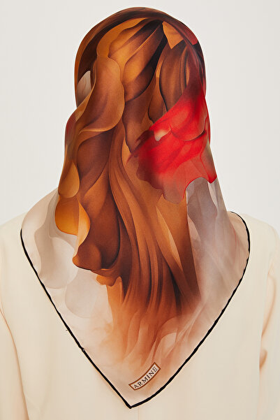 Armine Silk Scarf 9244D (Twill)-05