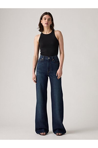 Levi's Широкі джинси з високою талією і широкими штанинами, темно-сині, жіночі