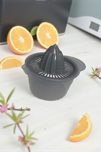 Dore Voir Citrus Juicer/ Lemon, Orange Juicer with 350 ml Chamber Hard Plastic Gray