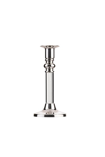 EF DEKORASYON EDEL&FEINE Pirinç Şamdan 16,5cm Yuvarlak Silver