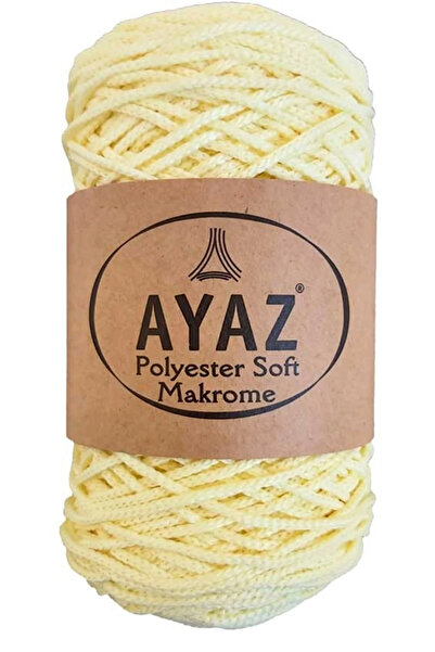 Genel Markalar Polyester Soft Makrome İpi 1256 Krem
