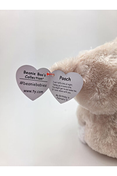 TY Beanie Boos Bulldog Pooch 15 cm Plush Toy |   Original Ty Dog Plush |   Soft and Cute Arm