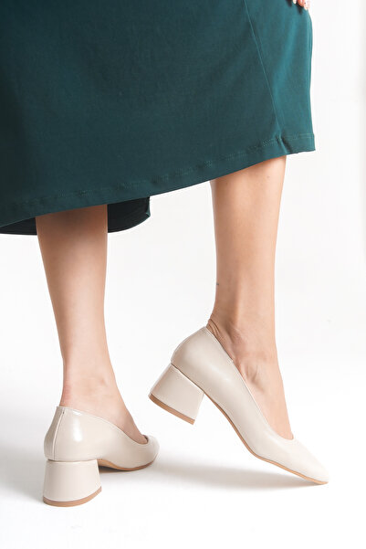 GULT Kadın 5cm Stiletto Bej