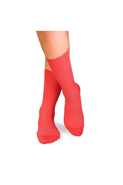 Pirin Hill Sosete bumbac lungi fara elastic Coral