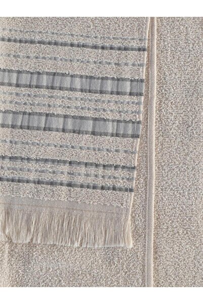 MODALİN Ρετρό 100% βαμβακερό μπάνιο - Σετ πετσετών μαλλιών 2 τεμαχίων - 50x90, 70x140