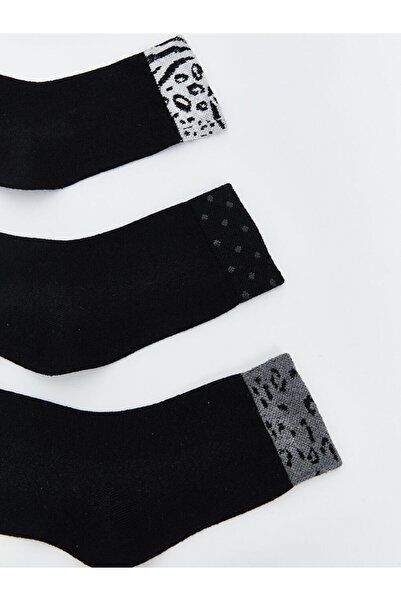 LC Waikiki Sparkling Choices from Shining Store |   Patterned Women's Socks 3-Piece