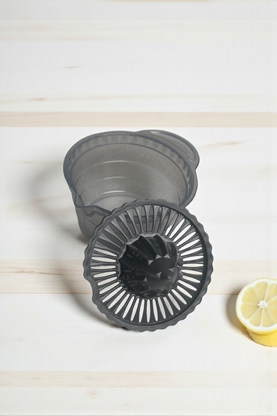 Dore Voir Citrus Juicer/ Lemon, Orange Juicer with 350 ml Chamber Hard Plastic Gray