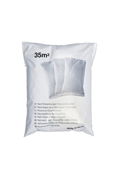 SHOPIENS Set 3 rezerve pentru dezumidificator Shopiens, fara miros, 3 x 1 kg