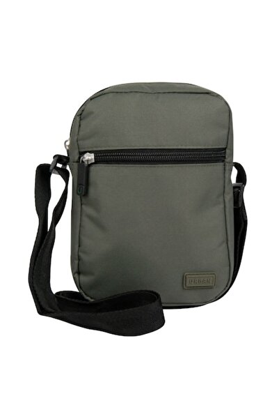 SHOPIENS Geantă de umăr pentru bărbați, Shopiens®, cu fermoar și compartiment...