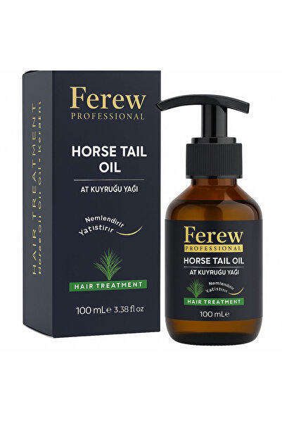 Ferew Professional Organik At Kuyruğu Saçlar Için Bakım Yağı