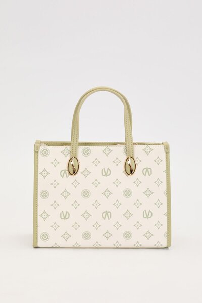 Levidor Green Lvd Printed Handbag