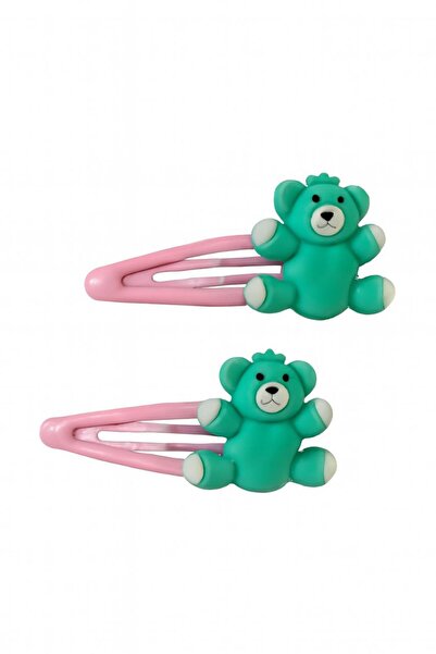 Shiklik Set de 2 catarame elegante model ursuleț pentru fete