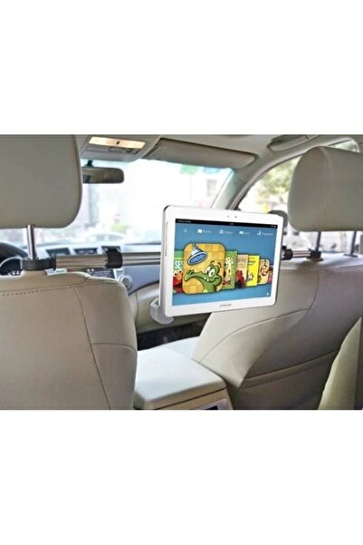 KESNUP Θήκη αυτοκινήτου για tablet από αλουμίνιο/ABS, μαύρη/ασημί