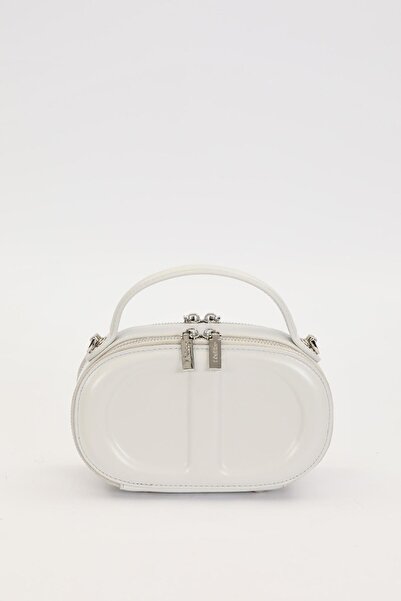 Levidor Gray Double Zipper Handbag