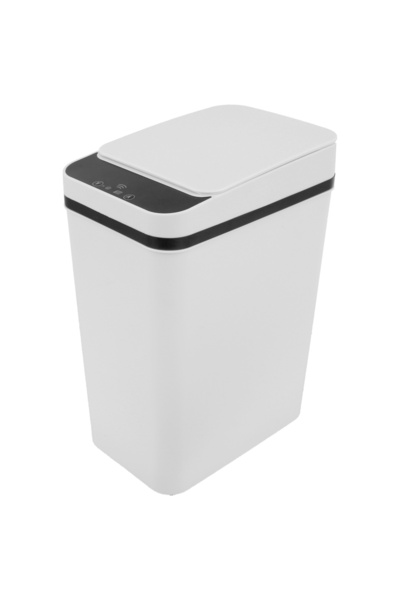 Choice سلة مهملات ذكية مزودة بمستشعر حركة بالأشعة تحت الحمراء بدون لمس سعة 12...