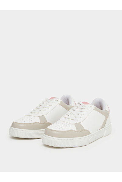 Styli Panelled Lace Up Sneakers