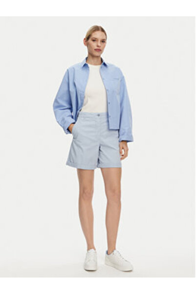 Tommy Hilfiger Women's Fabric shorts WW0WW42457 Blue